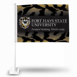 Rico Industries - Fort Hays State Tigers 14x19 Double Sided Window Mount Car Flag - Multi