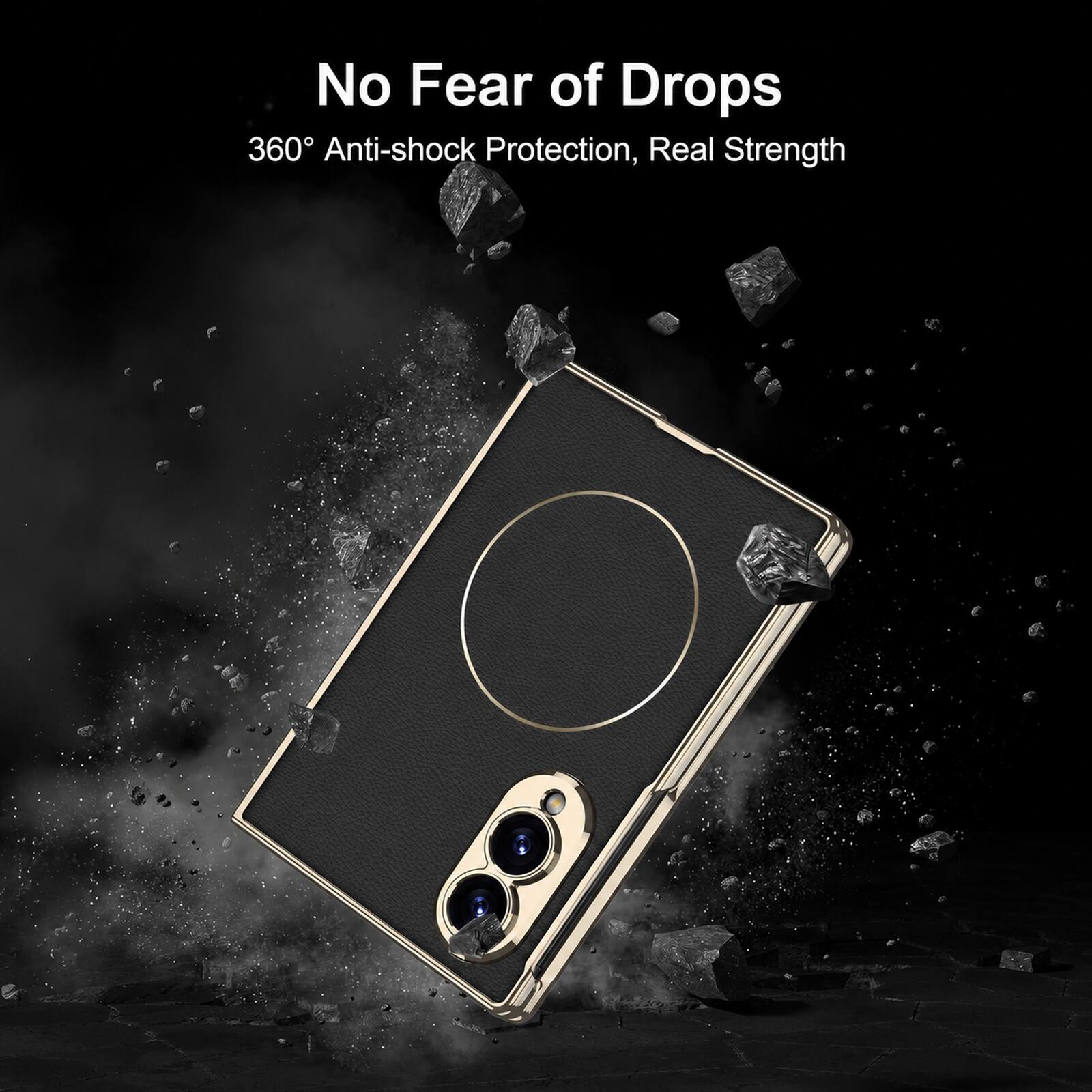 No Fear of Drops  
360° Anti-shock Protection, Real Strength