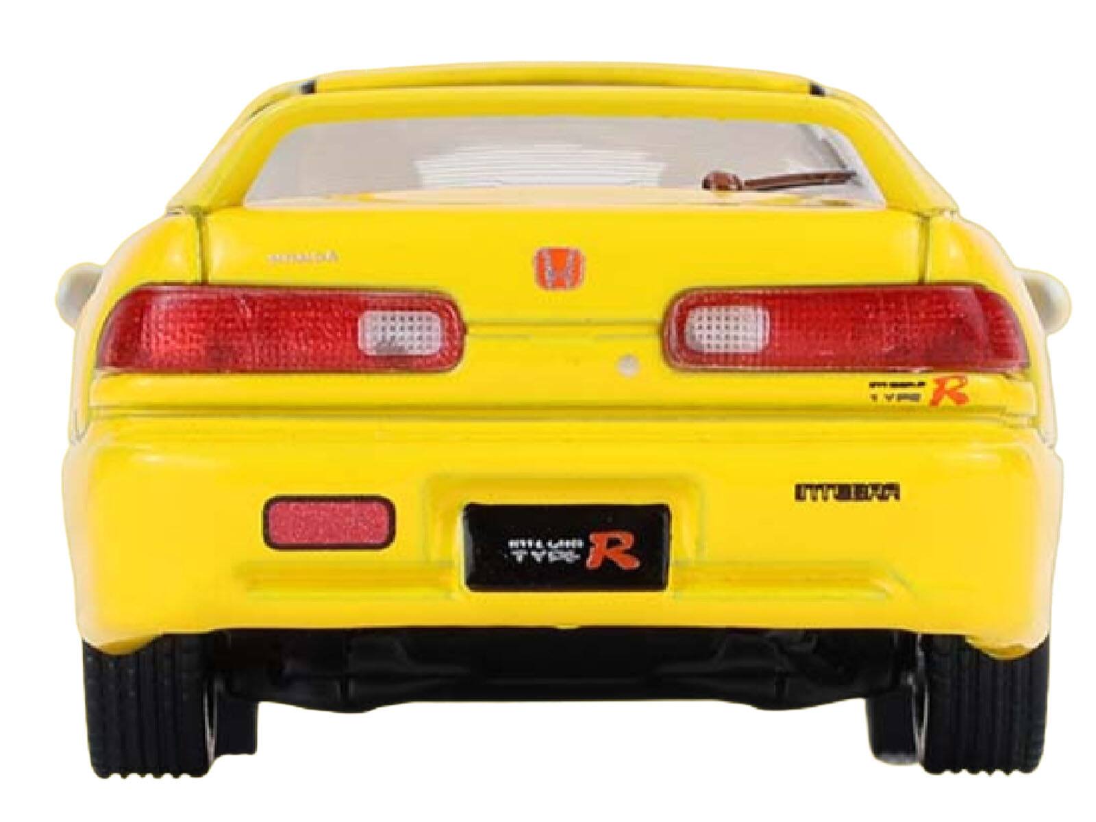 Angle. Greenlight - 2000 Acura Integra Type R Yellow Dual Pack "2025 Greenlight Waltersons Collector's Expo Exclusive" 1/64 - Yellow.