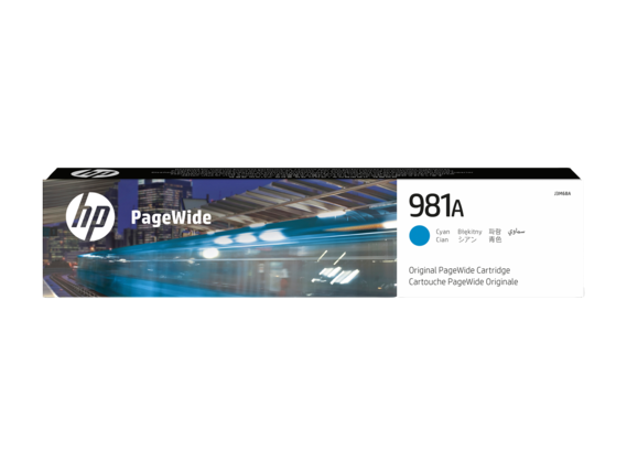 hp PageWide 981A Cyan
Blekitny
Cian
Original PageWide Cartridge
Cartouche PageWide Originale
ABAMEL