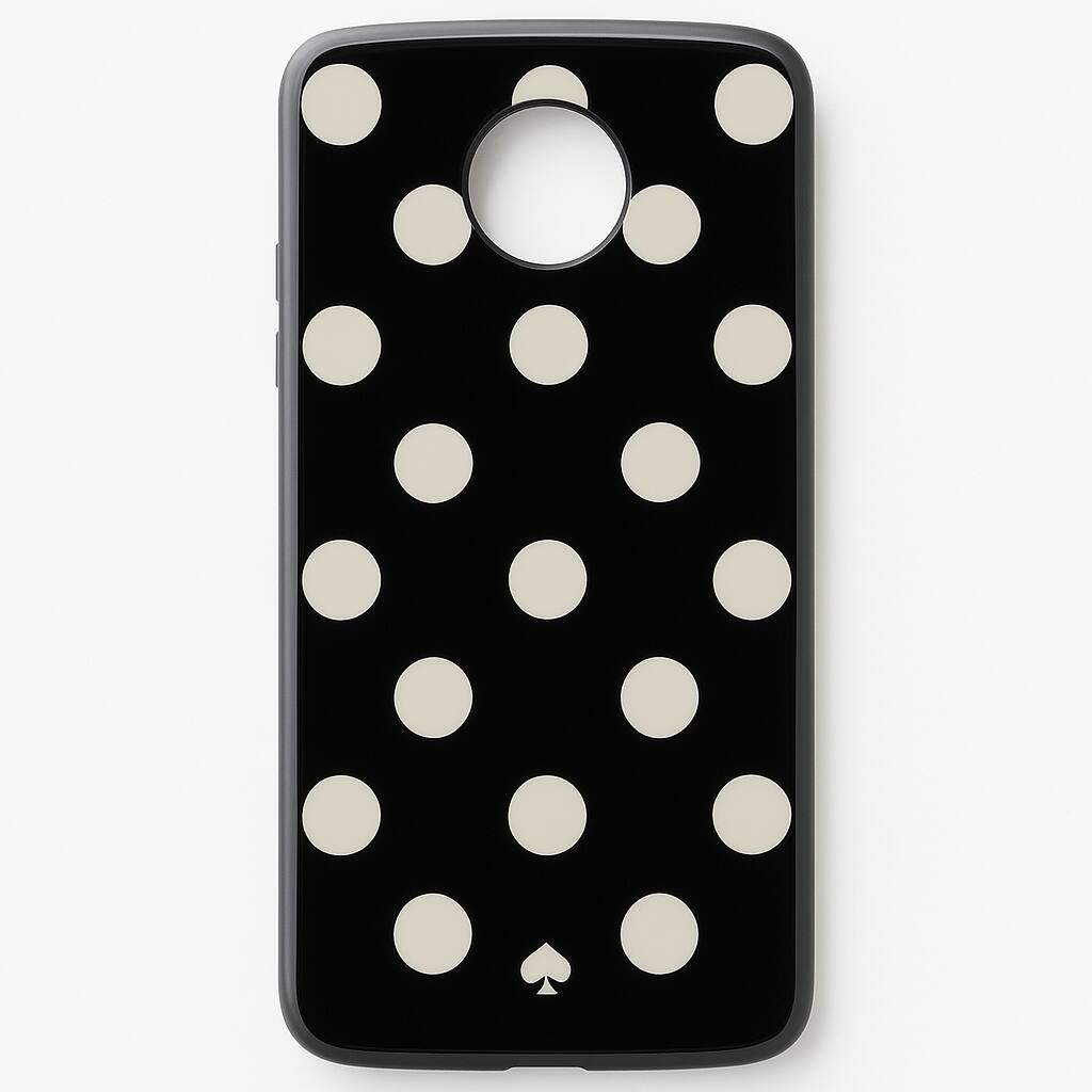 Front. kate spade new york - Kate Spade New York Cell Phone Case For Motorolo Z Droid, Z Play Droid - Le Pavillion Black/Cream - Multi.