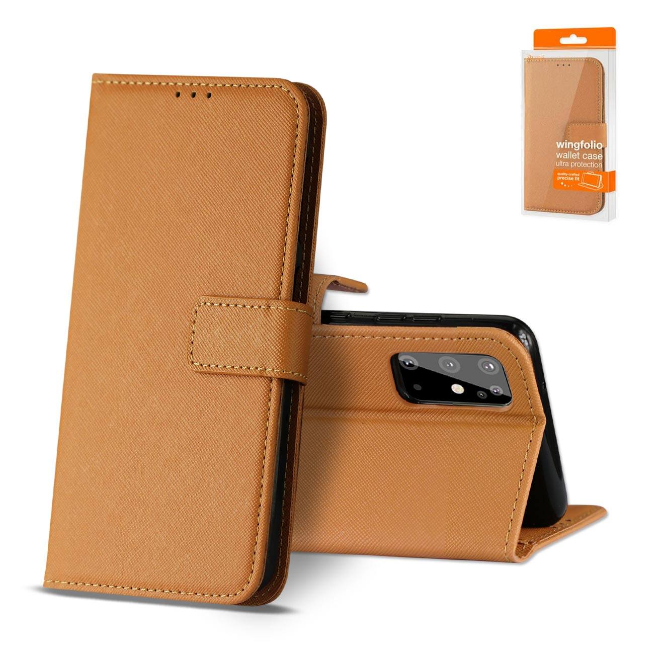 Reiko - Samsung Galaxy S20 3-In-1 Wallet Case In - Brown