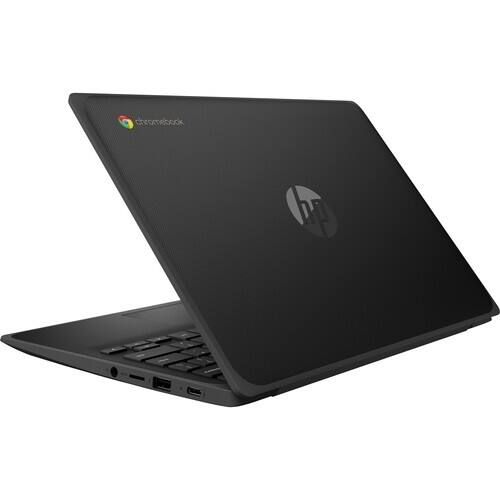 Left. HP - Chromebook 11MK G9 EE 11.6" 4GB 32GB eMMC MediaTek® MT8183 2.0GHz ChromeOS,  - Black.