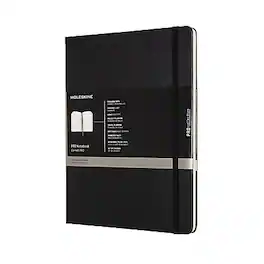 Moleskine - Folio Professional Notebooks, 7.5" x 9.75", College Ruled, 96 Sheets - Black