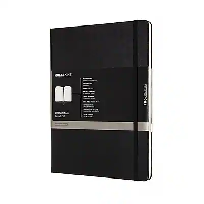 MOLESKINE
PRO COLLECTION
PRO Notebook
Caret PNO
192 Pages
Black Cover
192 x 130 mm