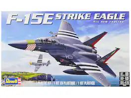 Level 5 Model Kit McDonnell Douglas F-15E Strike Eagle Aircraft 1/72 Scale Model by Revell - Multicolor