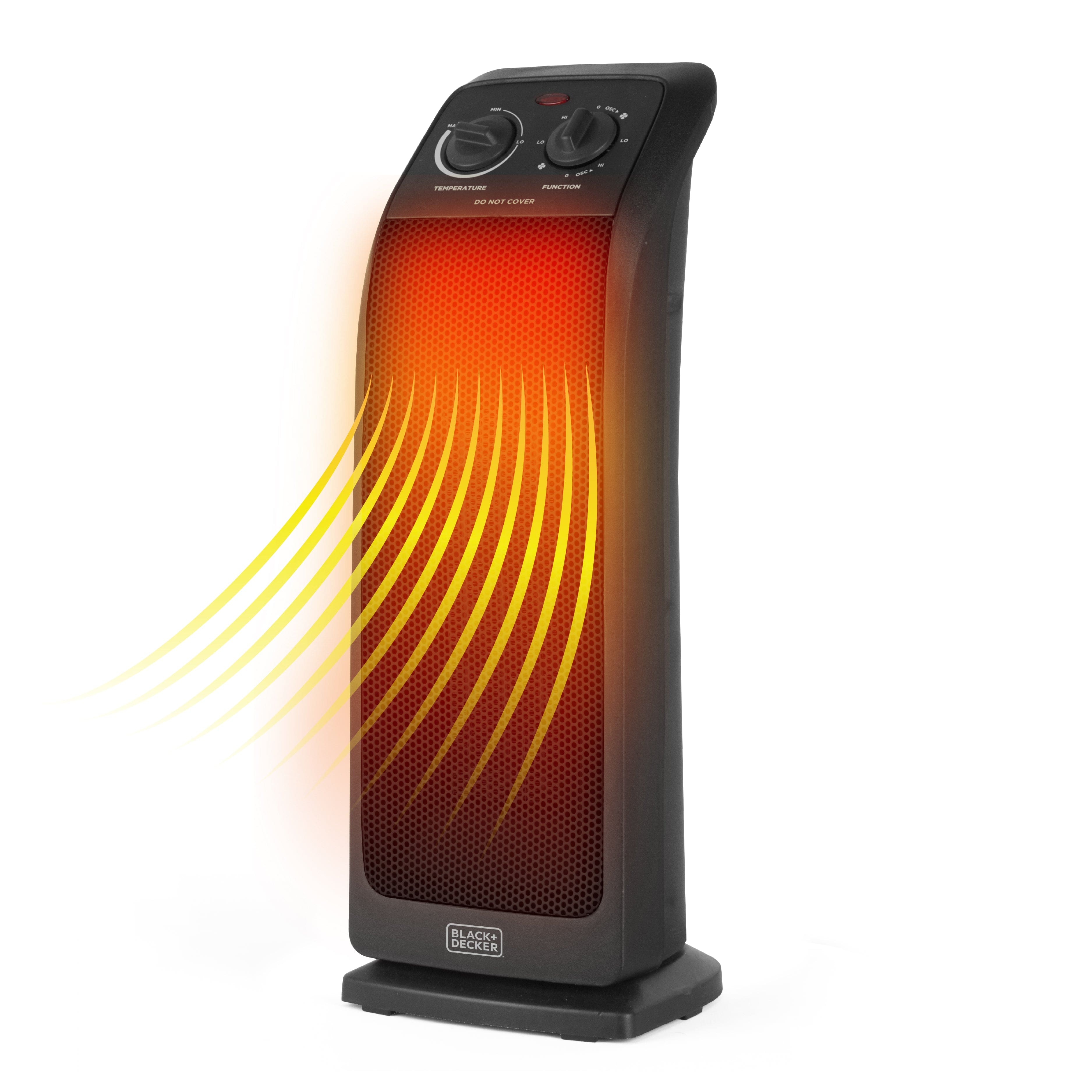 Black+Decker - Space Heater - Black