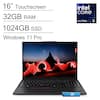 16" Touchscreen
32GB RAM
1024GB SSD
Windows 11 Pro
Intel Core Ultra 5
Lenovo