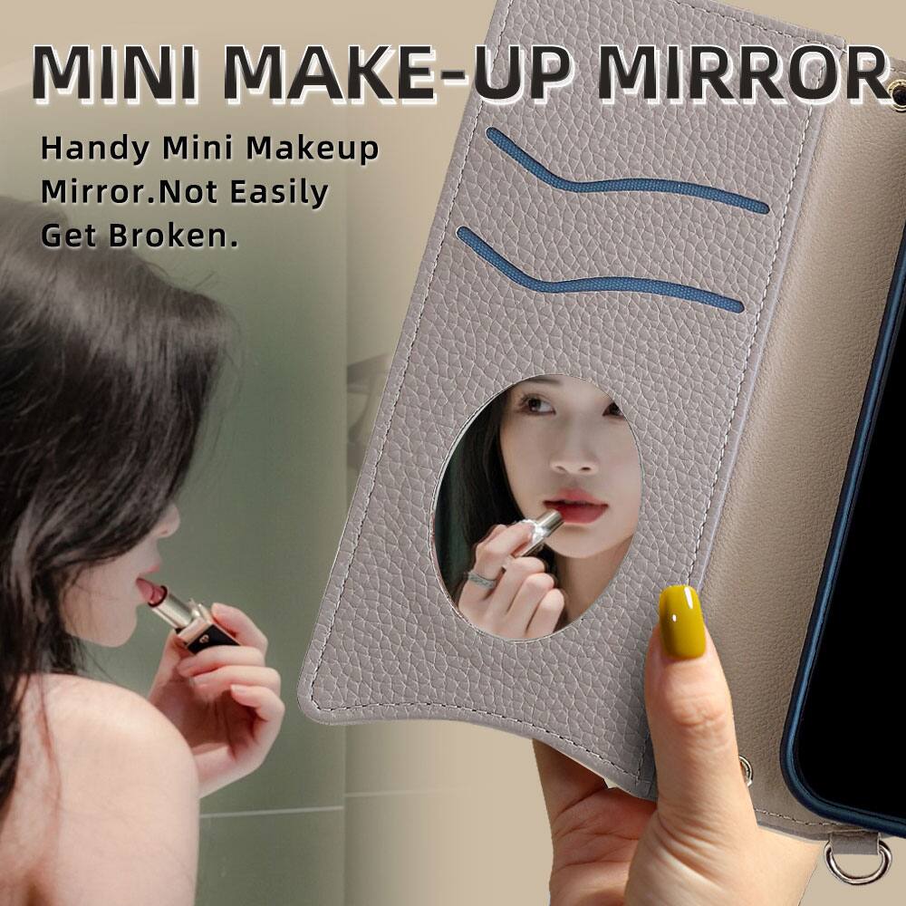MINI MAKE-UP MIRROR  
Handy Mini Makeup Mirror. Not Easily Get Broken.