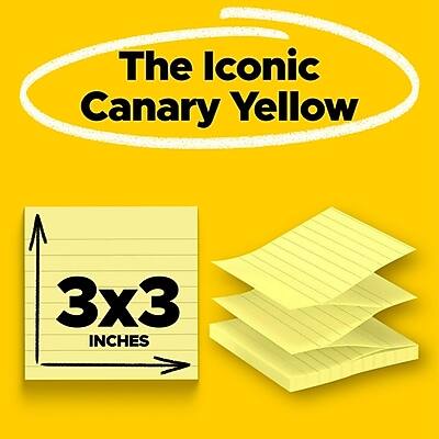 The Iconic Canary Yellow  
3x3 Inches