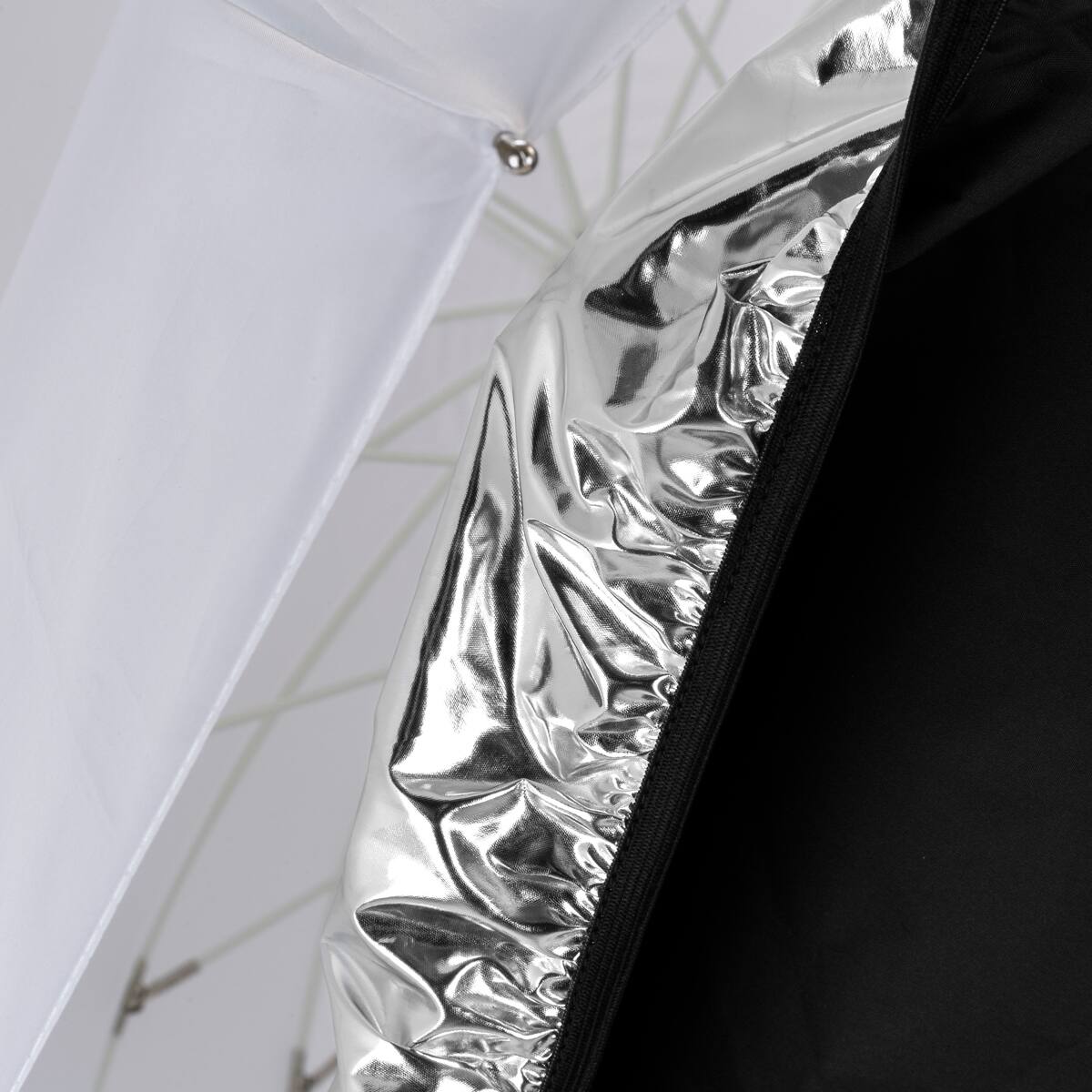 Alt View 5. Glow - Glow Black Panel Cover for Easy Lock 65" Translucent Umbrella.