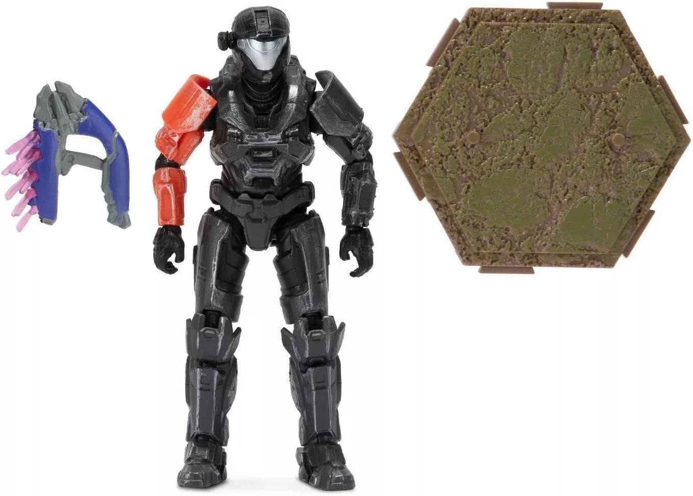 Alt View 1. Jazwares - Halo Infinite: Spartan Air Assault with Needler - 4" Action Figure.