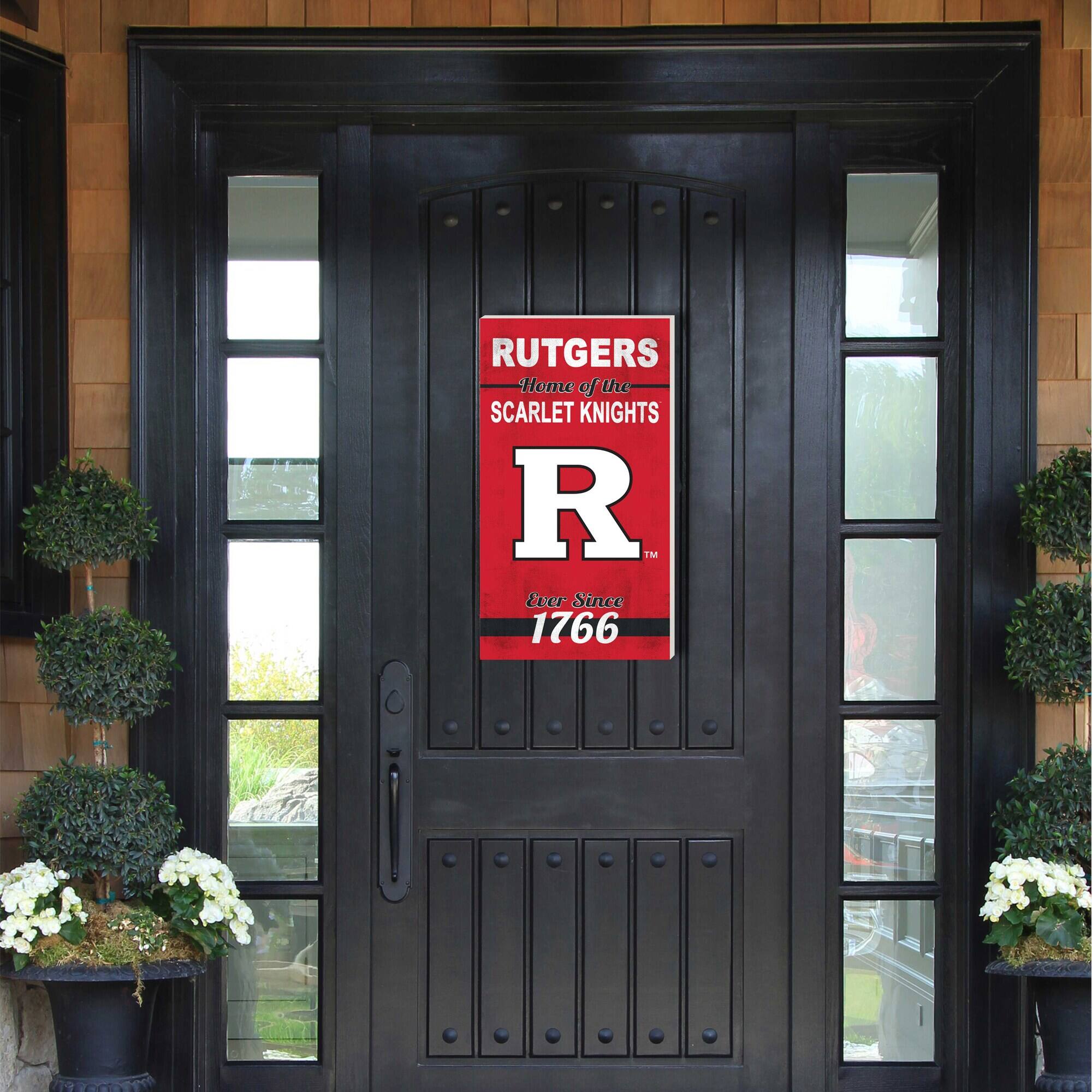 RUTGERS Home of the SCARLET KNIGHTS R IM Ever Since 1766