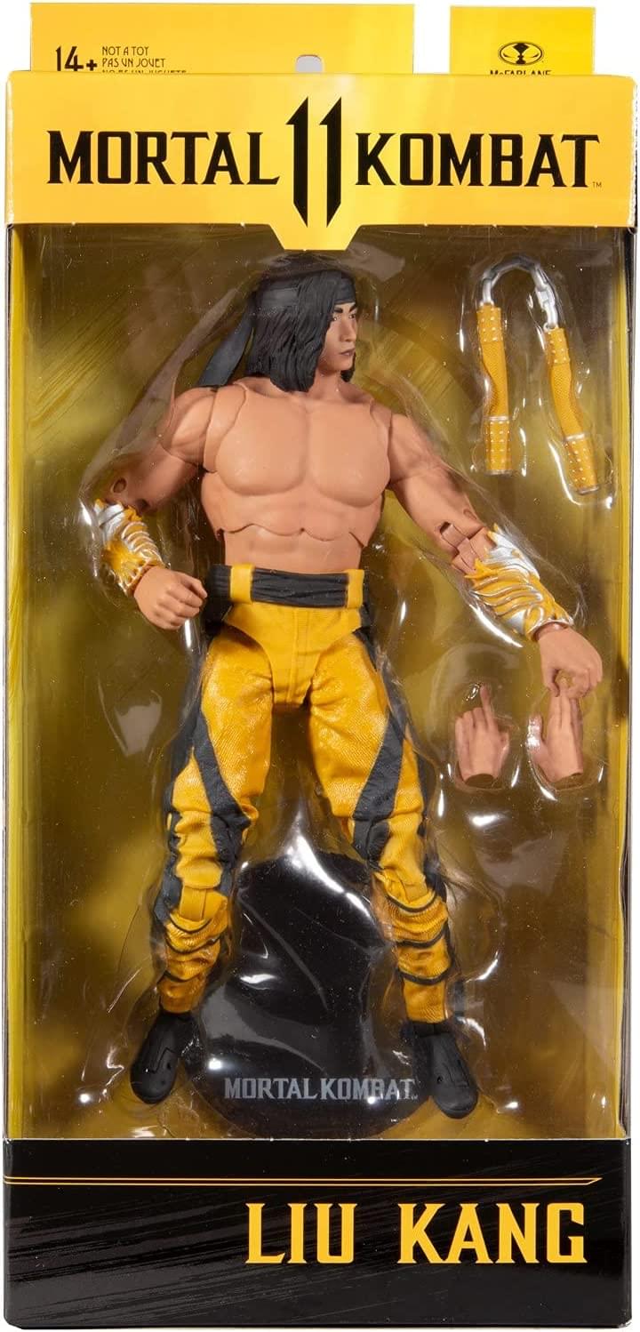 Mortal Kombat 11  
Liu Kang  

14+ Not for Tots  
Made in China  

Mortal Kombat