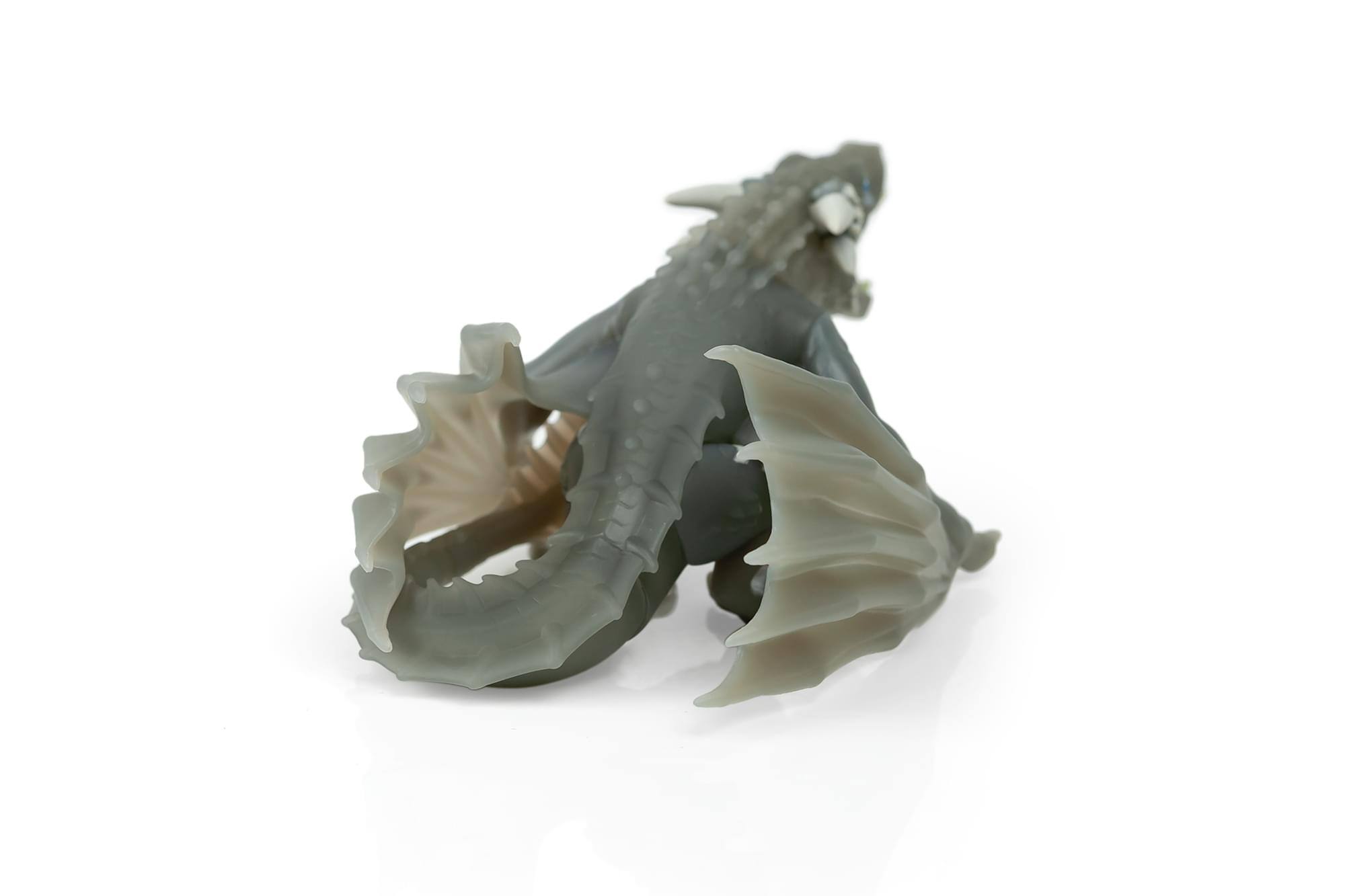 Alt View 10. Geek Fuel - TITANS Game of Thrones Wight Viserion Collectible Figure | Measures 4.5 Inches - Gray.