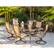 Alt View 13. Hanover - Monaco 7-Piece Patio Dining Set - Tan/Bronze.