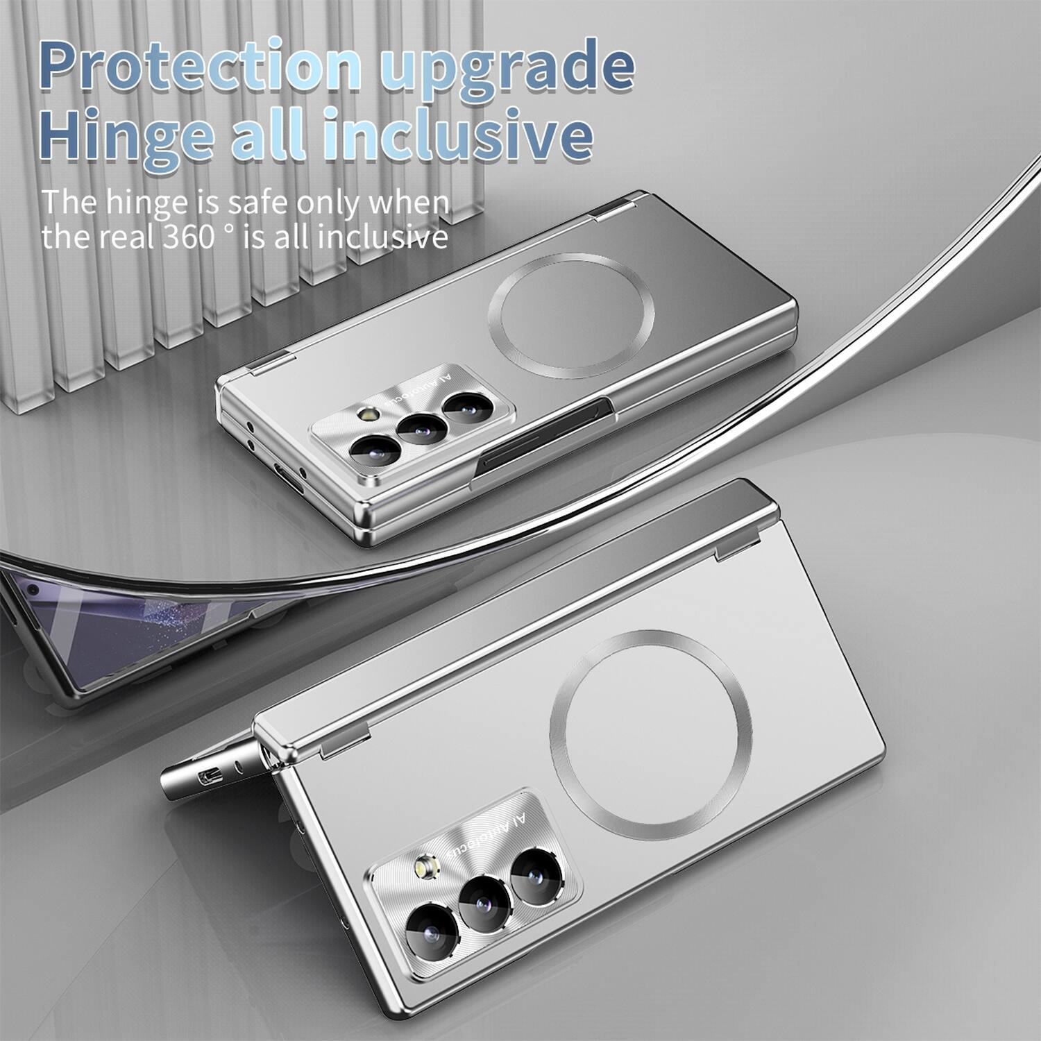 Protection upgrade  
Hinge all inclusive  

The hinge is safe only when the real 360° is all inclusive