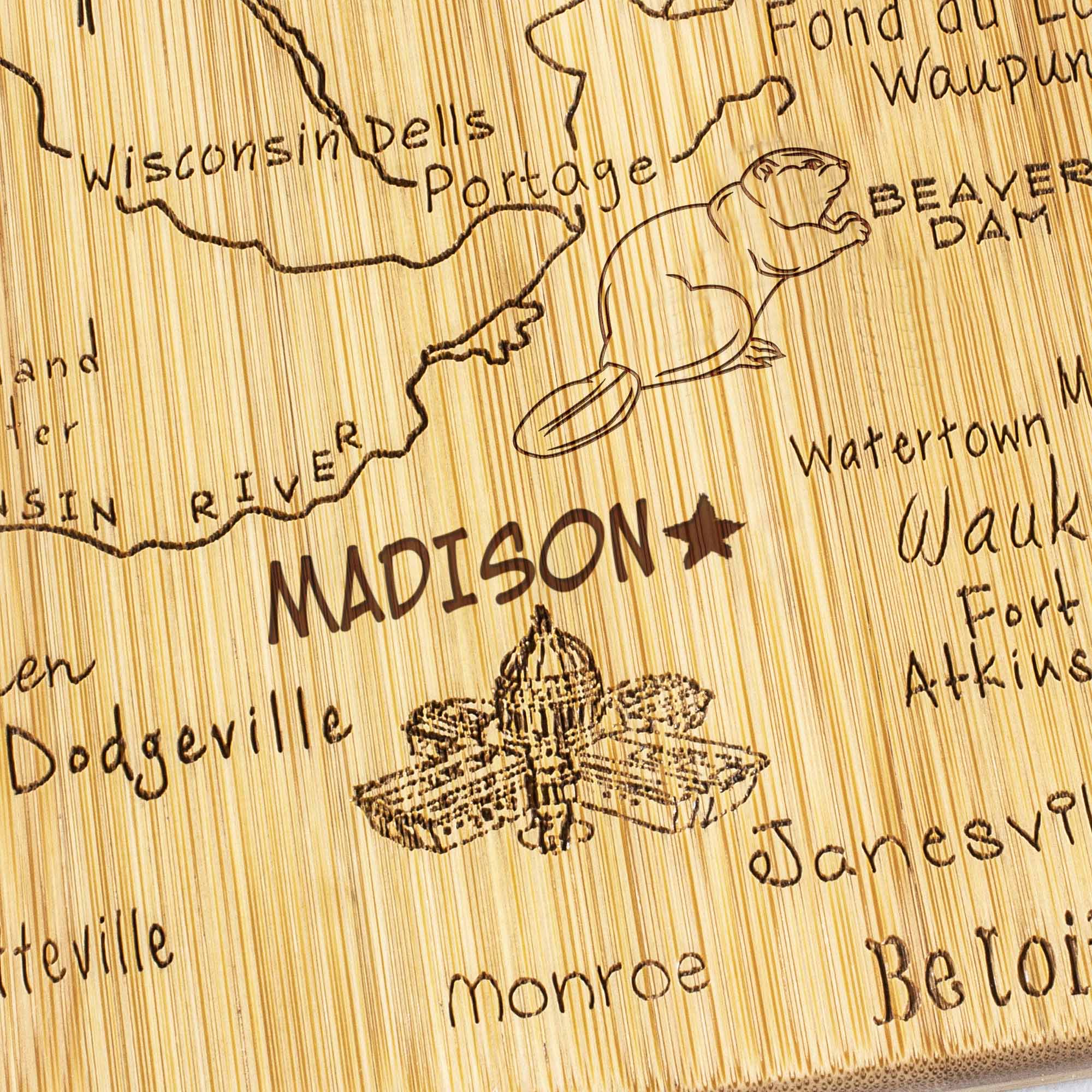 Fond du Lac  
Waukau  
Portage  
BEAVER DAM  
Wisconsin Dells  
MADISON  
Watertown  
Fort Atkinson  
Dodgeville  
Janesville  
Monroe  
Beloit