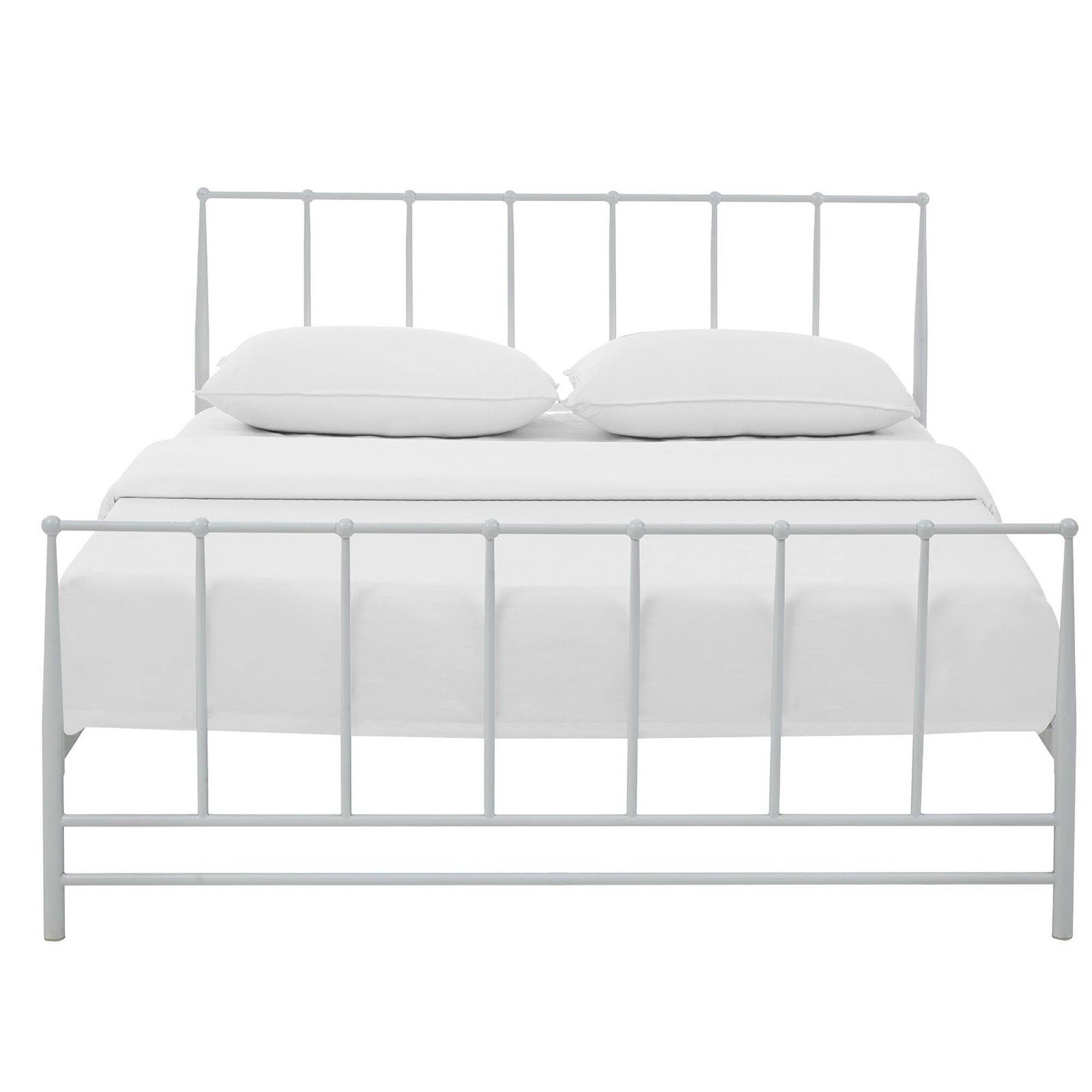 Alt View 1. Modway - Corinne Full Bed Frame - White.
