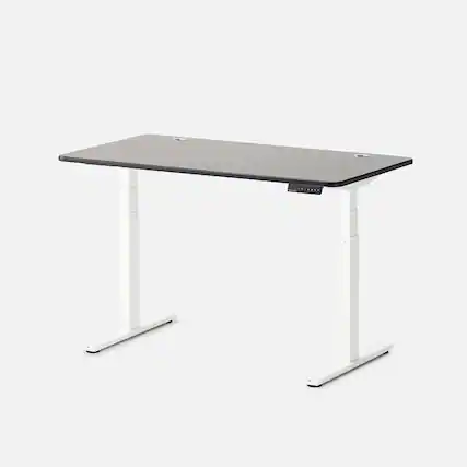 Front. Autonomous - Autonomous Desk 2 Electric Standing Desk 53x29 - 3-Stage - White Black.
