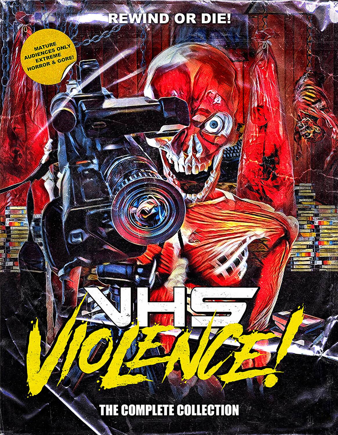 Front. VHS Violence!: The Complete Collection   - DVD.