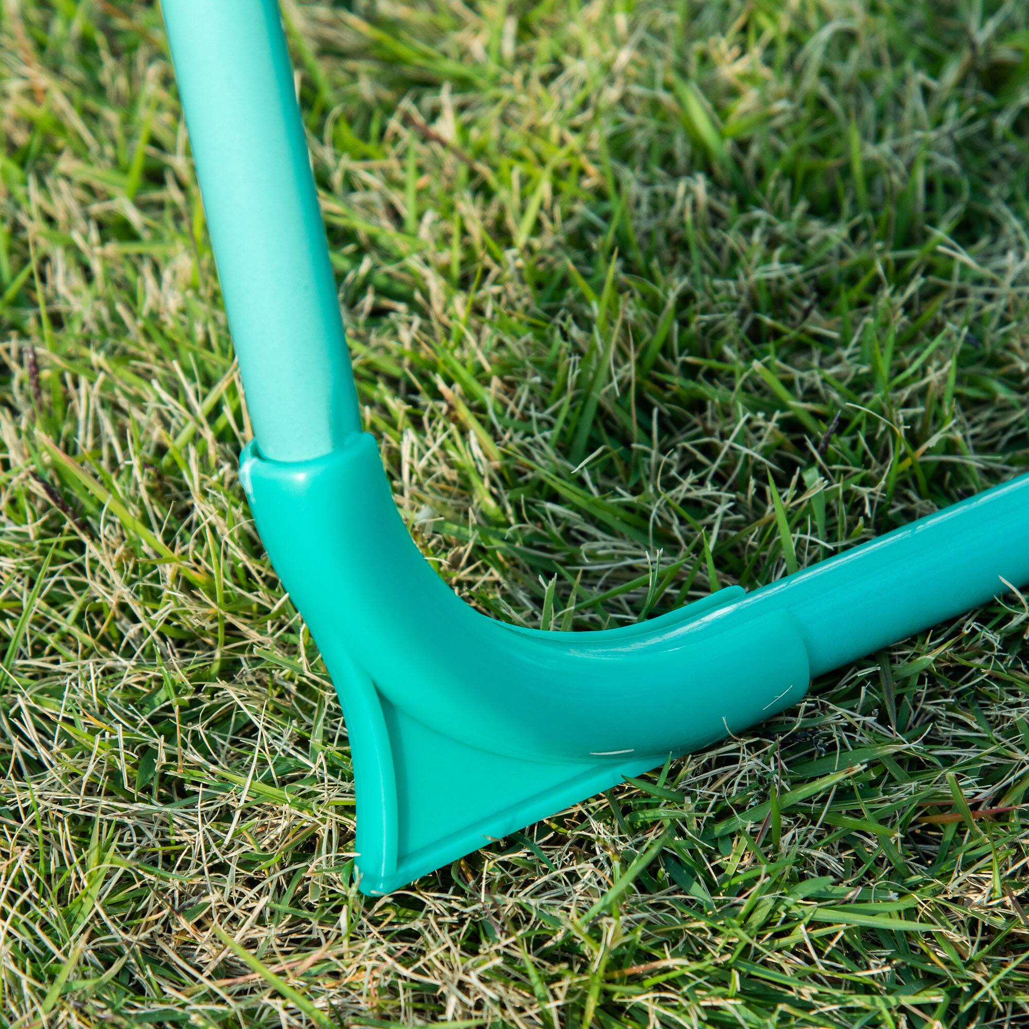 Alt View 4. Outsunny - Kids Table and Chair Set, Picnic Table for Patio Backyard, with Removable, Height Adjustable Sun Umbrella - White.