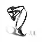 Front. Urtopia - Full Carbon Fiber Bike Water Bottle Holder, Ultra-Light Water Bottle Cage for Bike, High Strength and Durable - black.