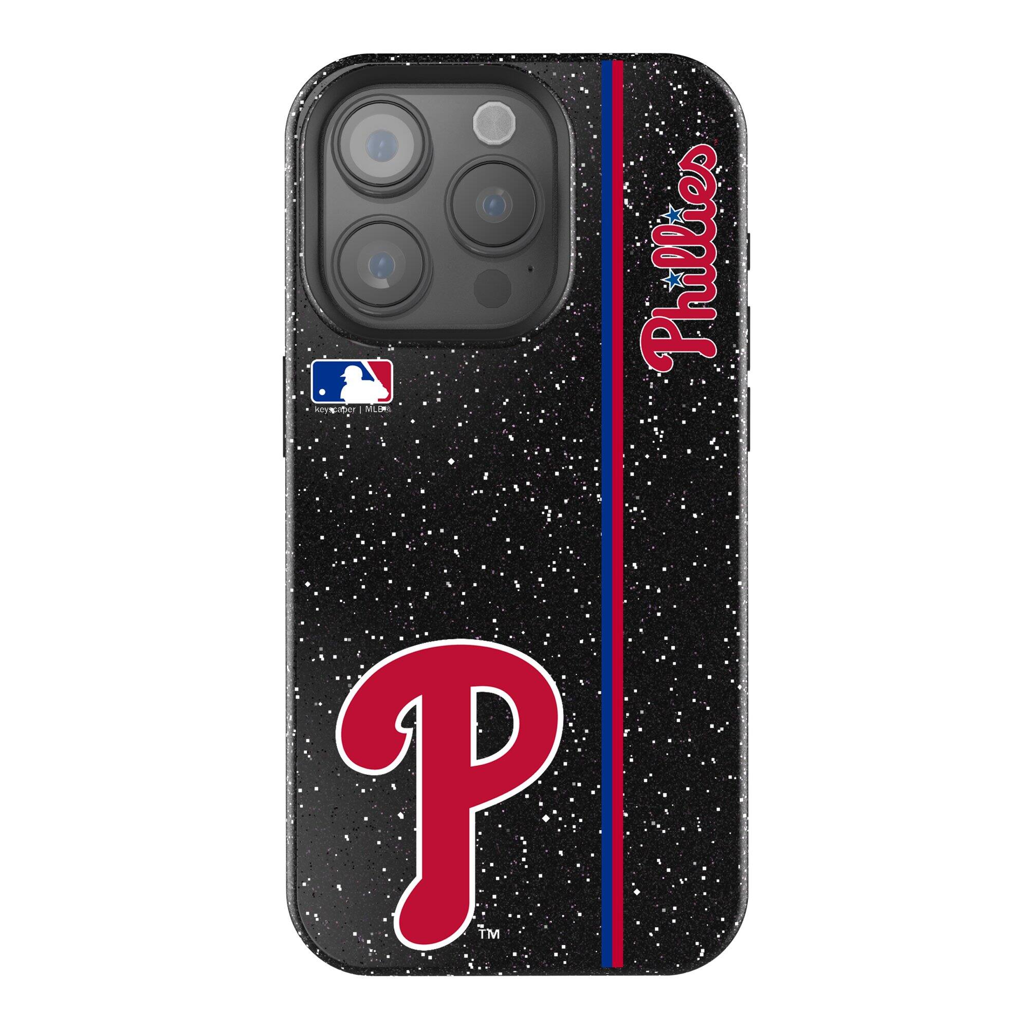 Keyscaper - MLB - Philadelphia Phillies - iPhone Bling Case - 14 - Black
