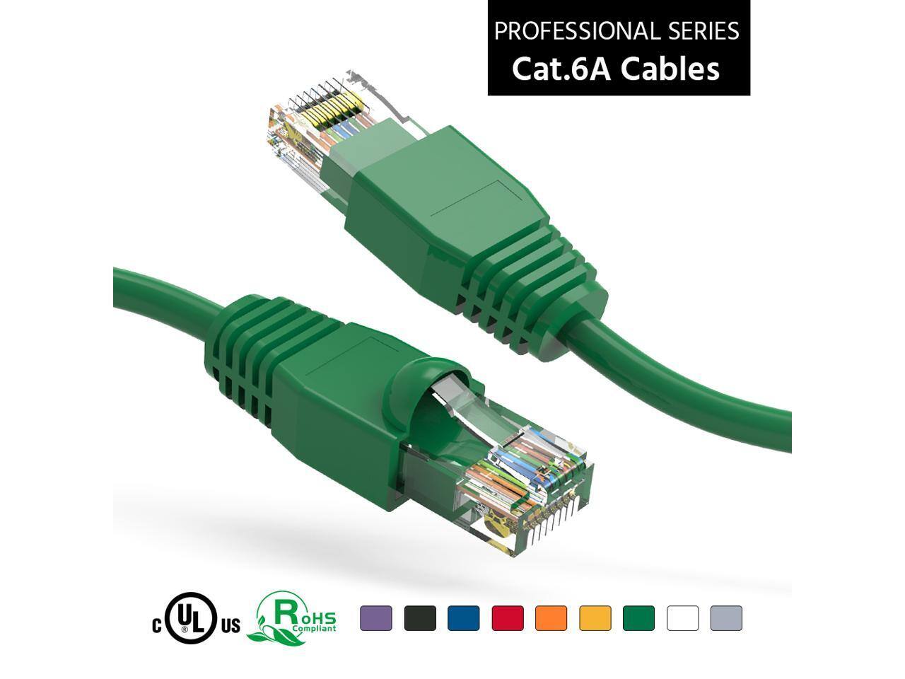 PROFESSIONAL SERIES Cat.6A Cables  
UL US ROHS Compliant