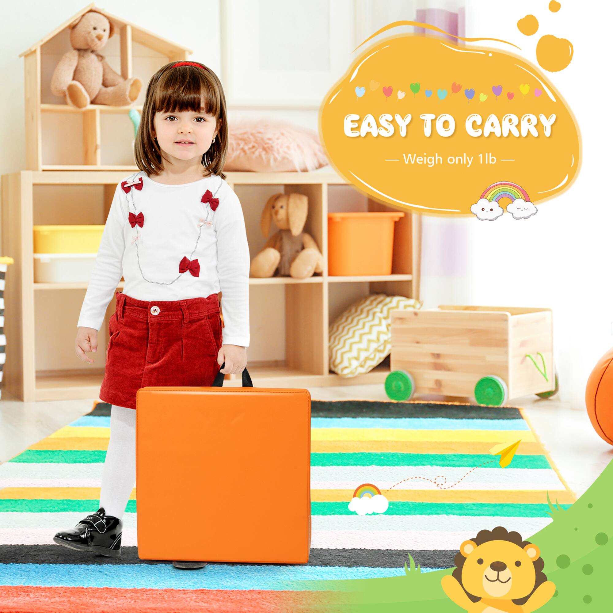 EASY TO CARRY  
Weigh only 1lb