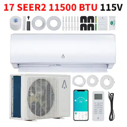 17 SEER2 11500 BTU 115V