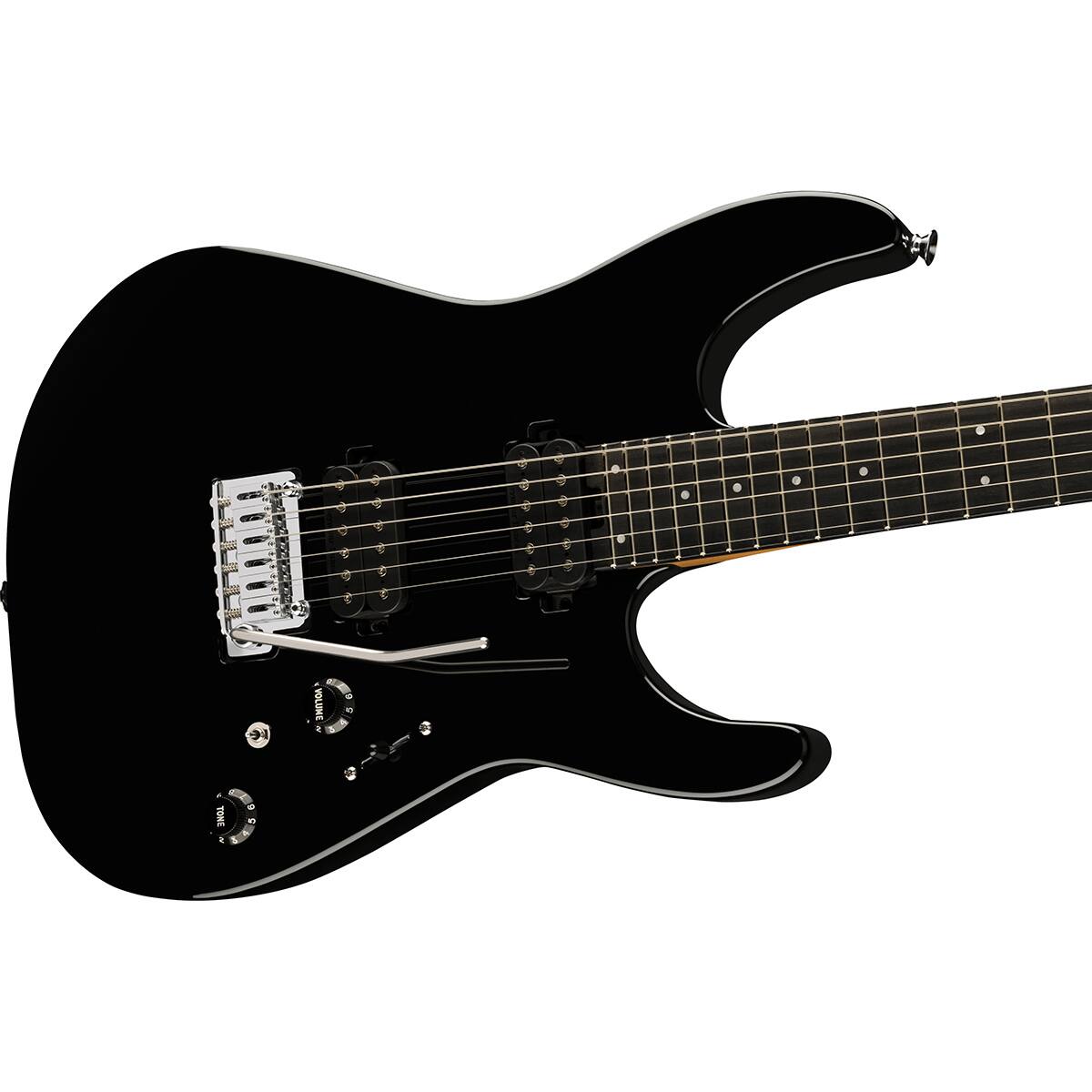 Charvel Pro Mod Series DK24 HH 2PT EB Electric Guitar, Gloss Black ...