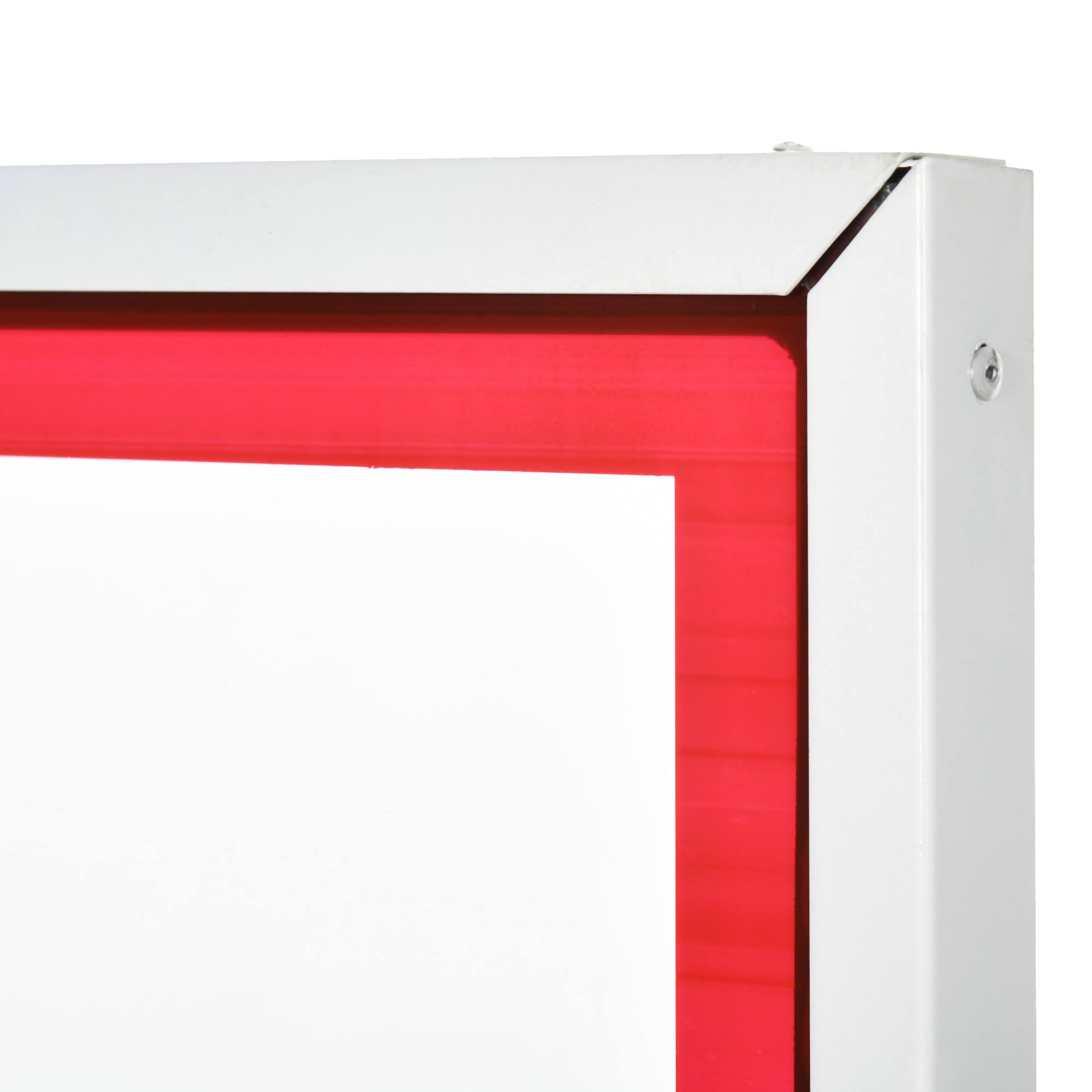 Alt View 5. Soozier - Soozier Wall Mounted Basketball Hoop, Basketball Goal Combo Kit with 43" x 30" Shatter Proof Backboard - Black, Clear, Red.