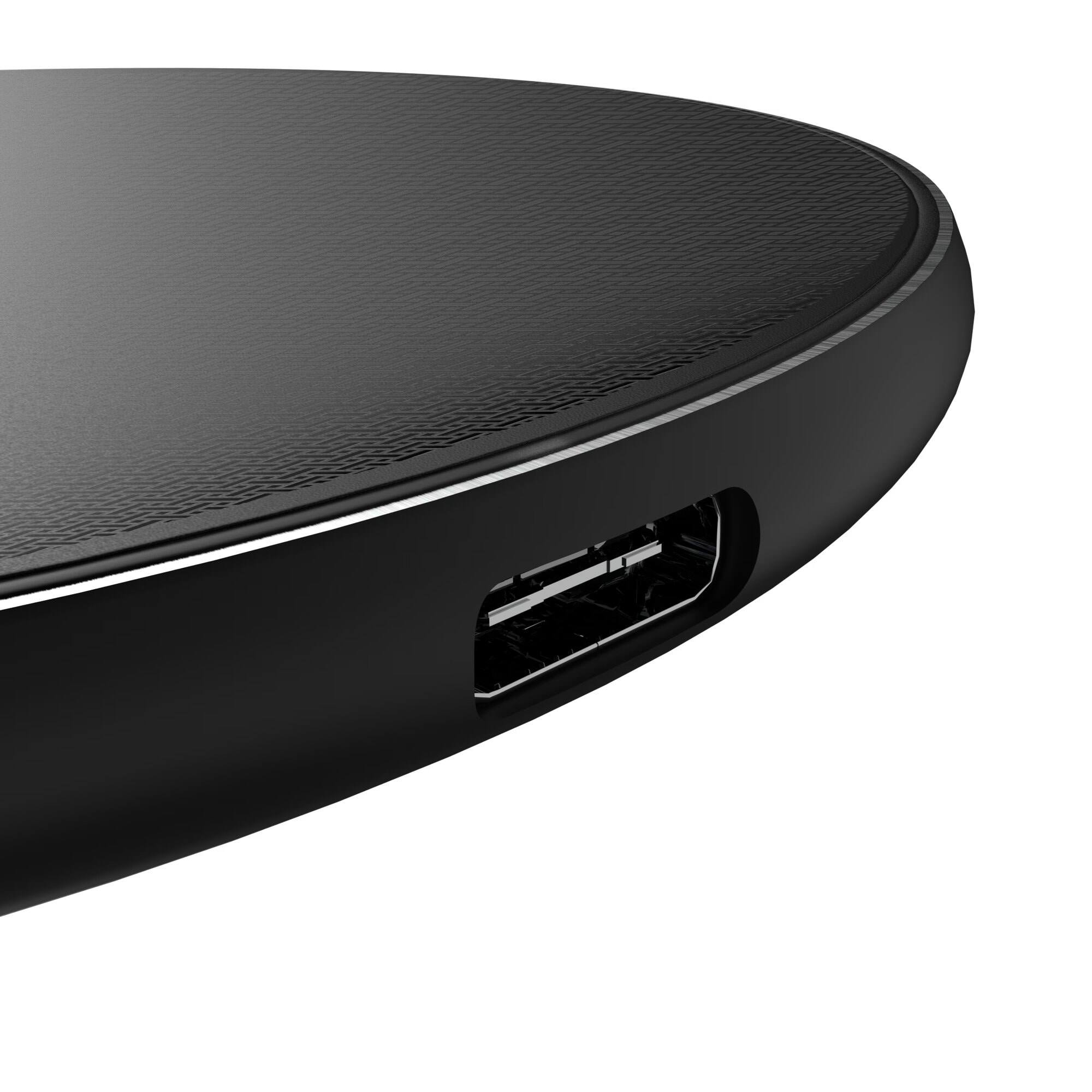 Alt View 2. Keyscaper - Georgia Bulldogs 15 Watt Wireless Induction Charger - Black.