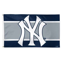 WinCraft - New York Yankees 3' x 5' Horizontal Stripe Deluxe Single-Sided Flag - Multicolor