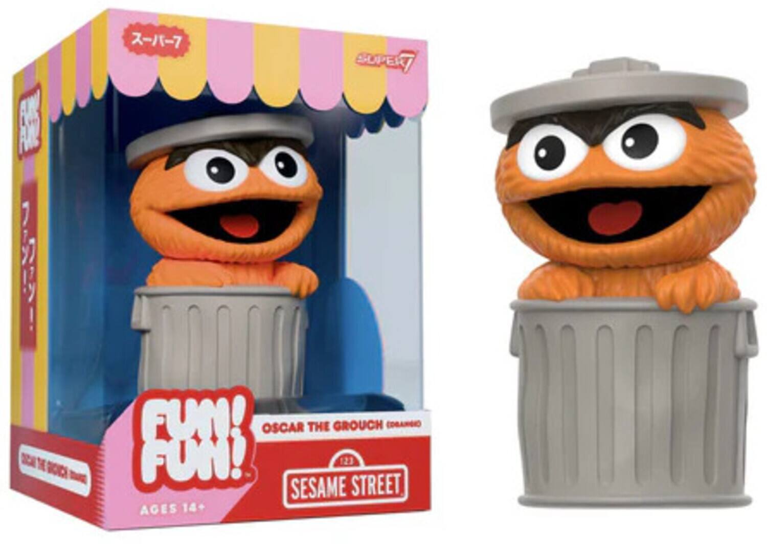 FUN! FUN!  
OSCAR THE GROUCH  
DRAMGIO  
SESAME STREET  
AGES 14+