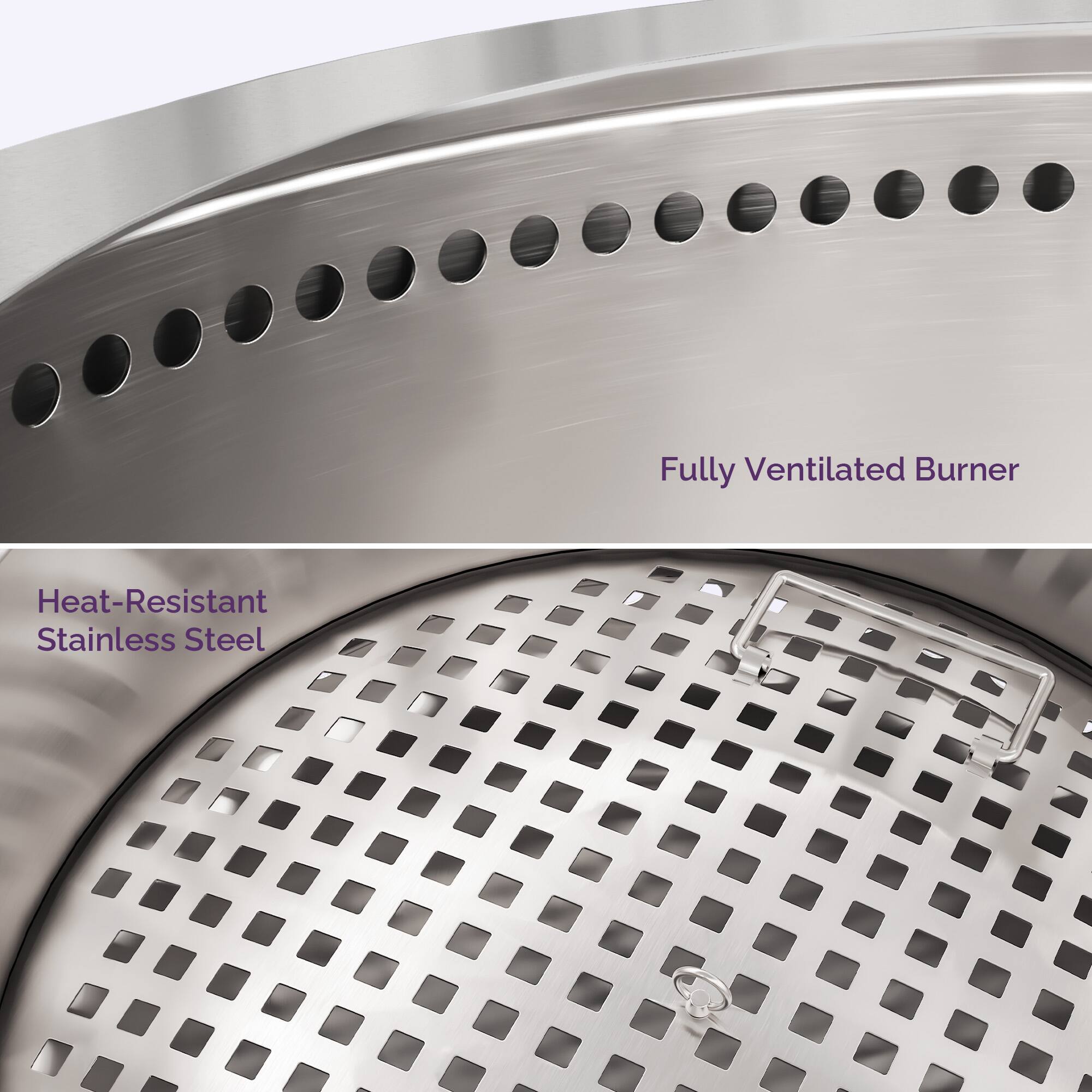 Fully Ventilated Burner

Heat-Resistant Stainless Steel