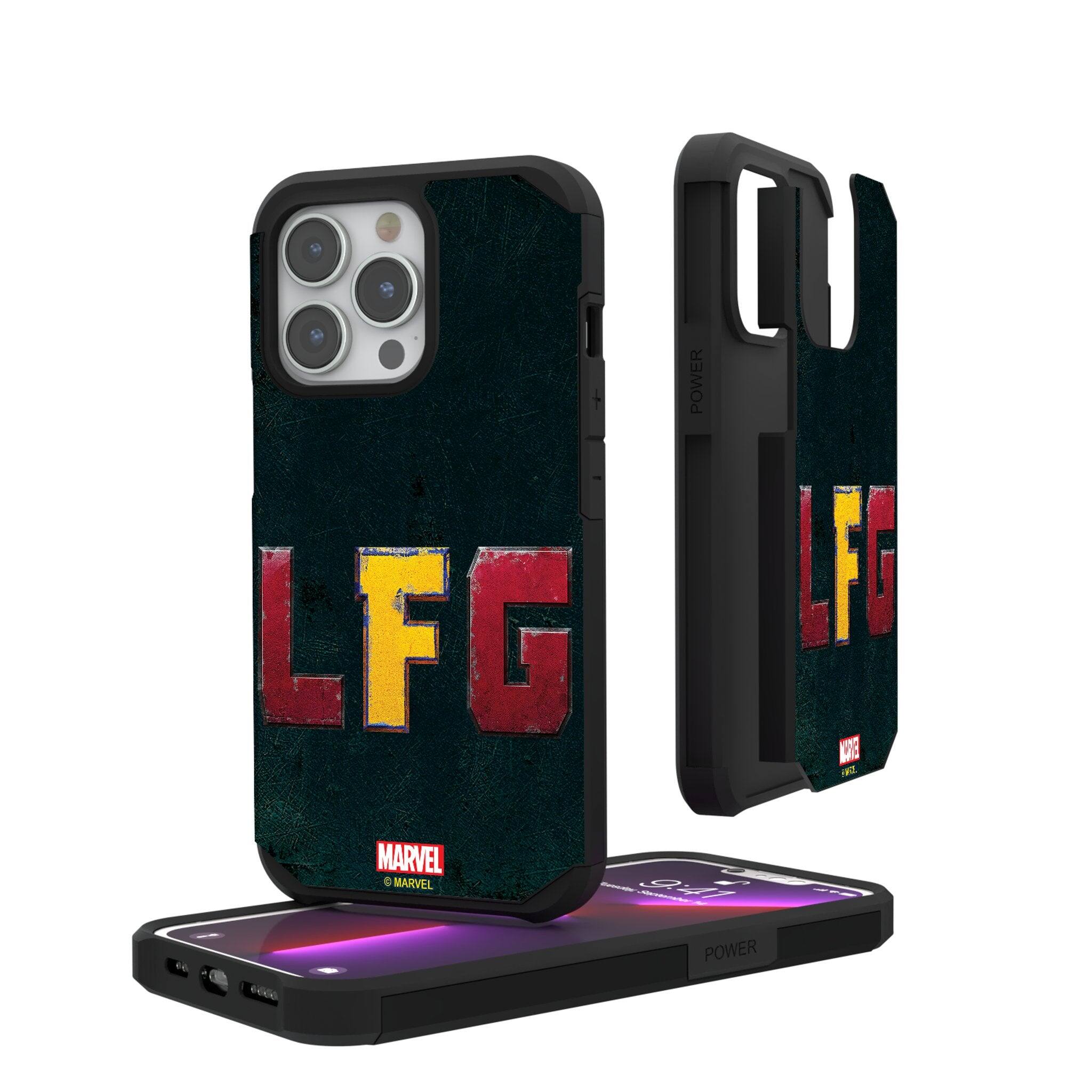 Sure, here is the corrected and grouped text from the image:

- POWER
- LFG
- MARVEL
- © MARVEL