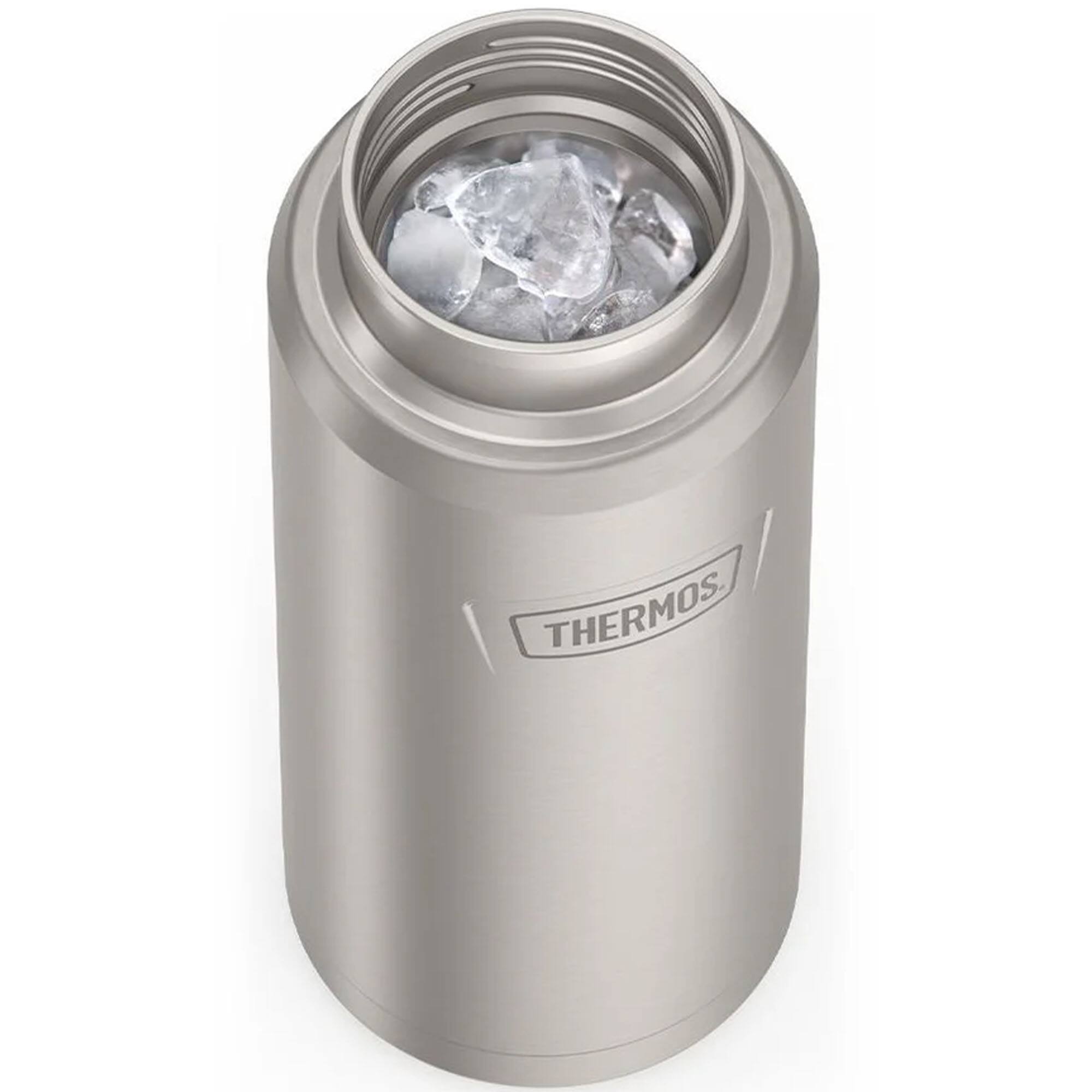 Alt View 5. Thermos - Thermos 40 oz Stainless Steel Dual Temperature Beverage Bottle - Stainless Steel - Stainless Steel.