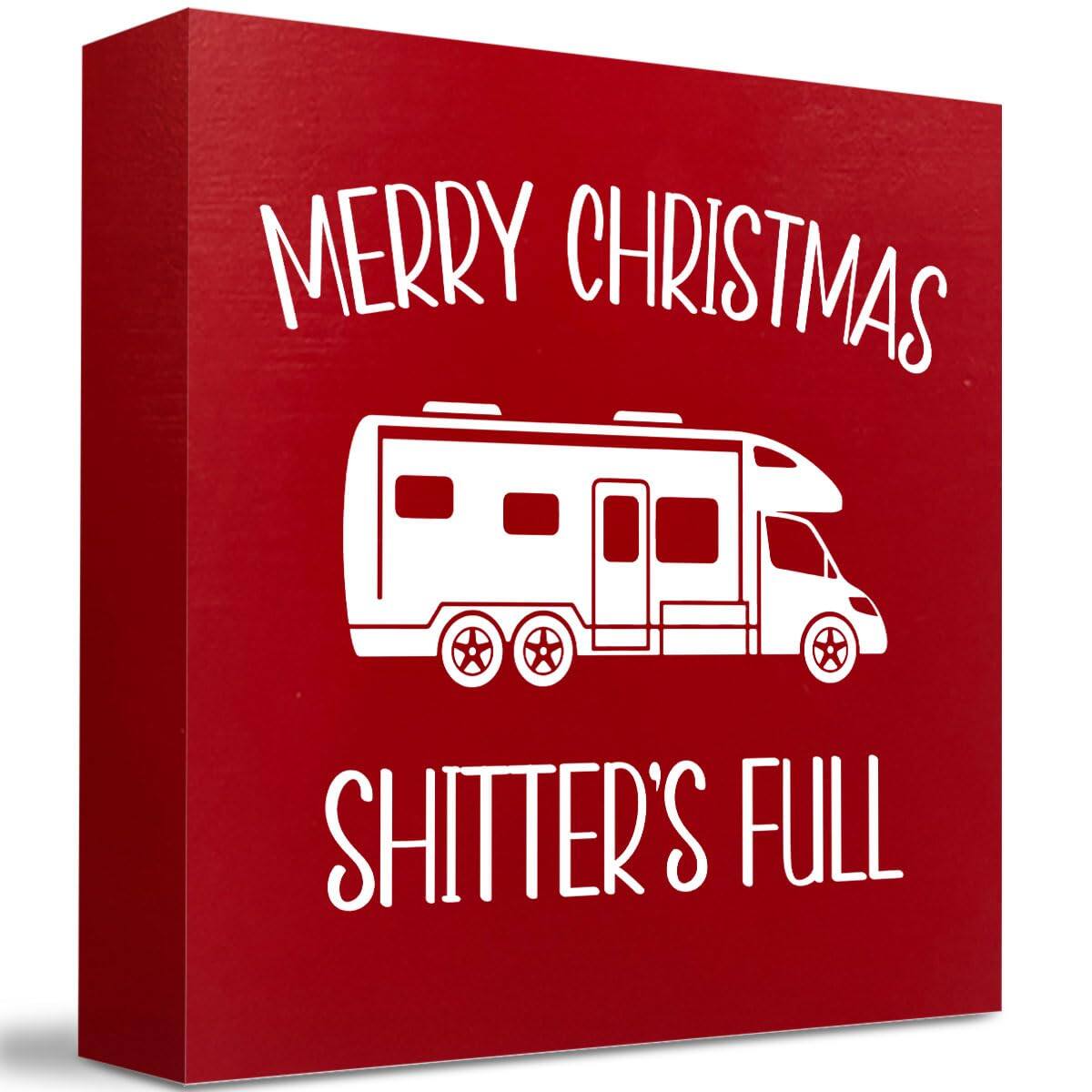 Paradigms Interiors - Christmas Holiday Decorations Vacation Movie Decor Funny Thanksgiving Xmas Home Office Kitchen Bathroom 5 X - Shitters