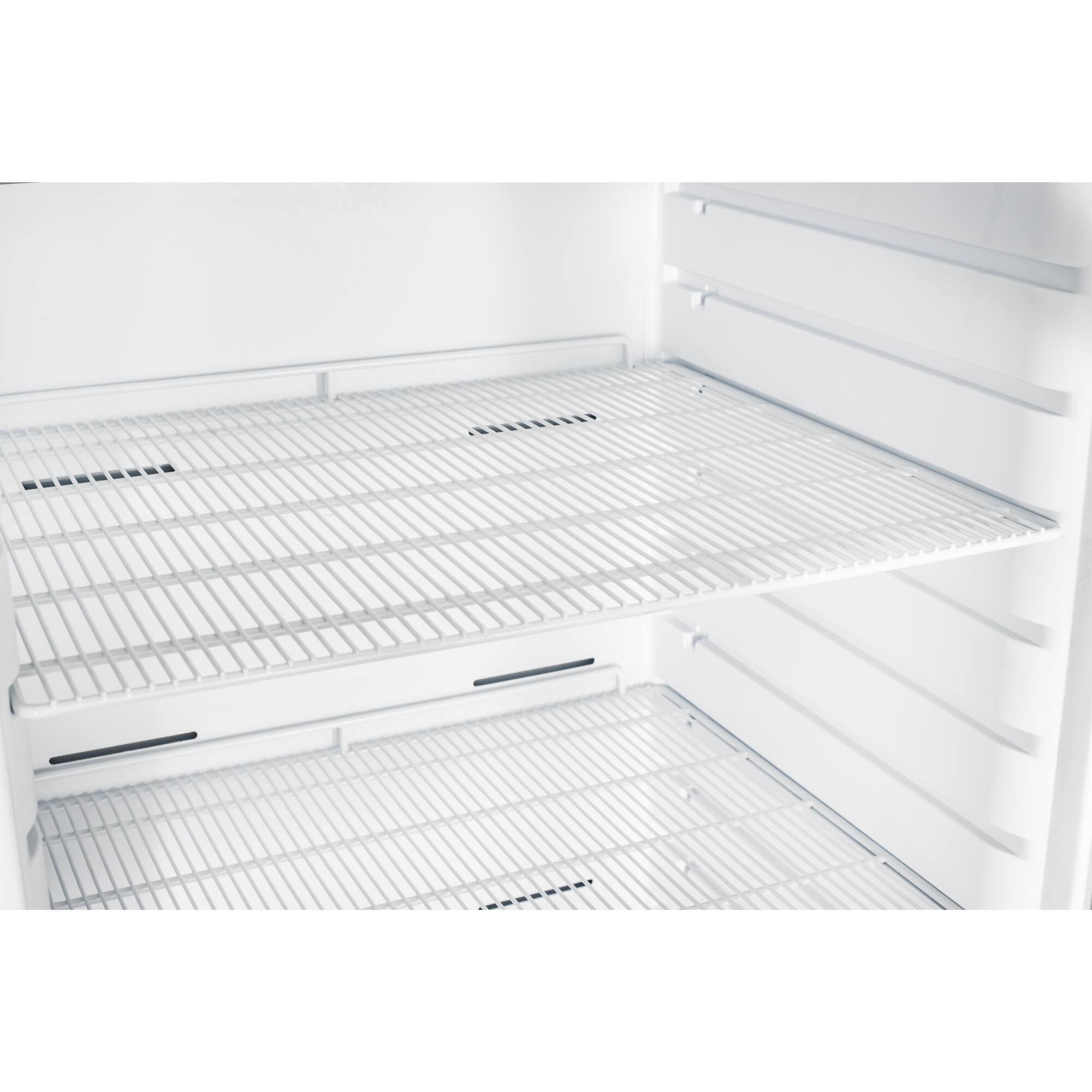 Alt View 3. Koolmore - 30 in. 21 cu. ft. Commercial Auto Defrost Glass Door Reach-In Freezer in White (KM-RIF-1GD21C-A) - Stainless steel.