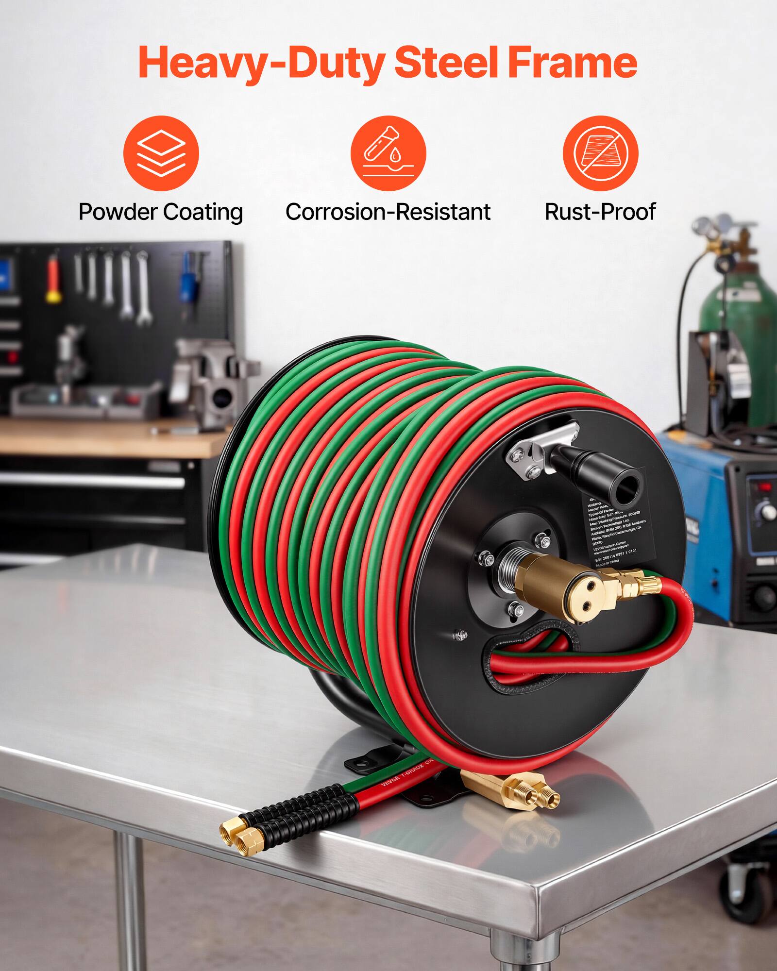 Heavy-Duty Steel Frame Powder Coating Corrosion-Resistant Rust-Proof