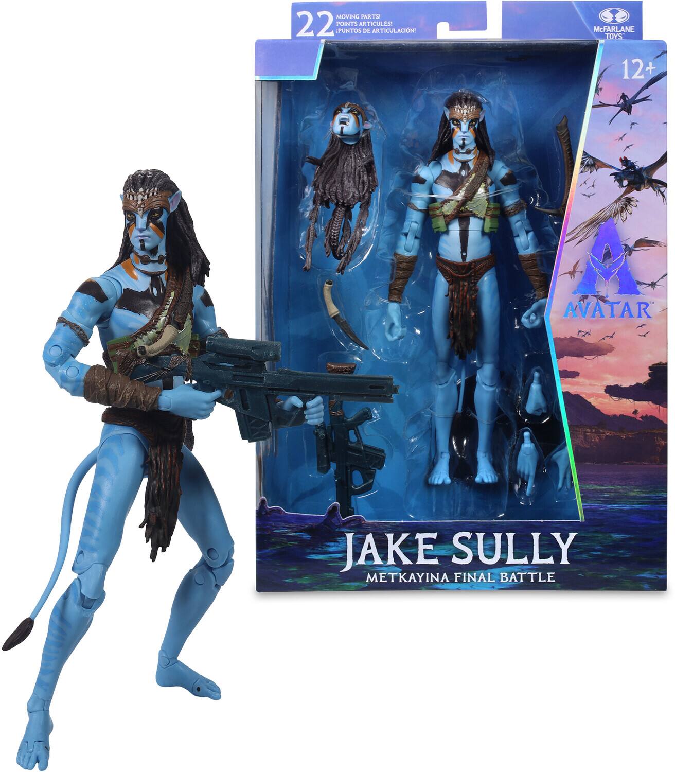 McFarlane Toys - Avatar: Fire and Ash - Collector Edition 01 - Jake Sully (Metkayina Final Battle) - COLLECTIBLES - Multicolor