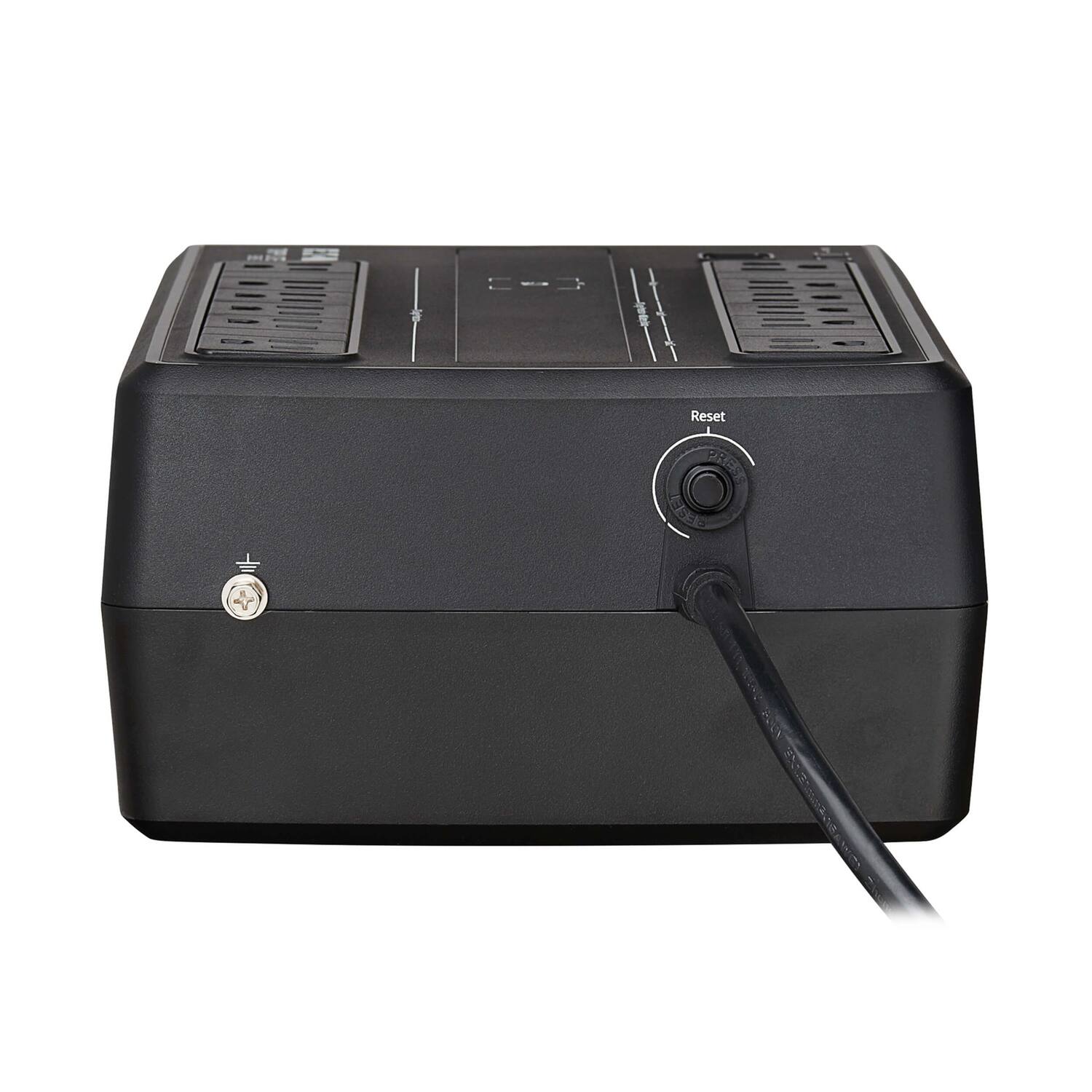 Alt View 7. Tripp Lite - Tripp Lite AVR750UNC Line-Interactive Cloud-Connected UPS with Remote Monitoring 12 Outlets 750 VA 316 J - Black.