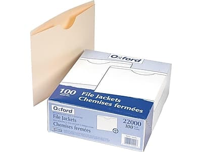 Pendaflex - Heavy Duty 10% Recycled Reinforced File Jacket, Letter Size, 100/Box - Manila