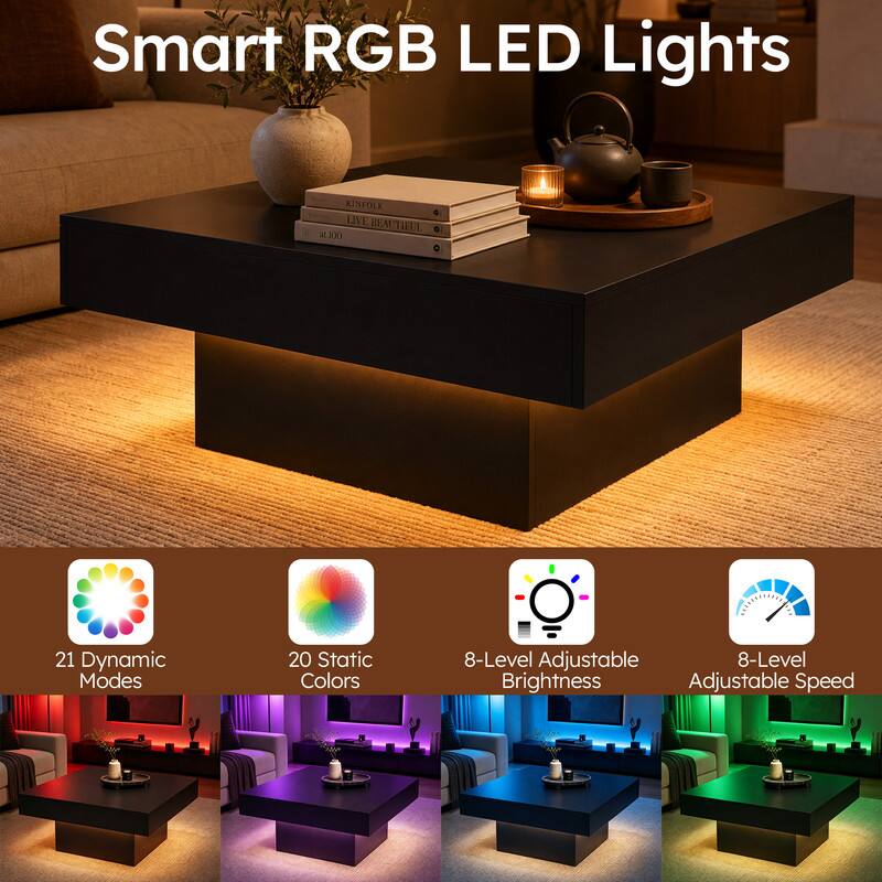 Smart RGB LED Lights

KINFOLK LIVE BEAUTIFUL at 100

21 Dynamic Modes

20 Static Colors

8-Level Adjustable Brightness

8-Level Adjustable Speed