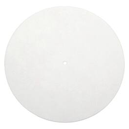 Unique Bargains - Record Player Mat, 12 Inch Turntable Mat 3mm Felt Pad for Vinyl Record Player - White