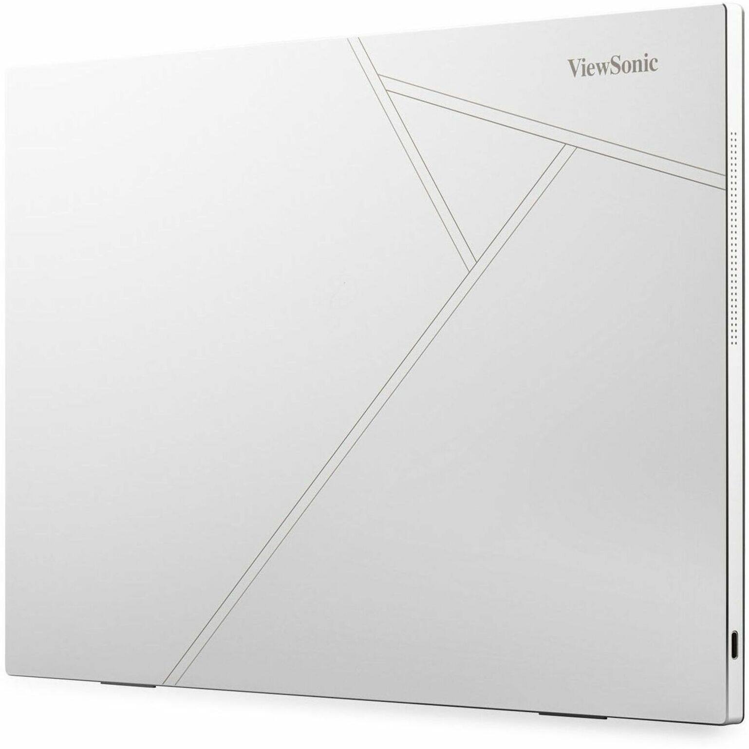 Alt View 21. ViewSonic - VG1656N 16" IPS LCD 1200P Wireless Portable Monitor (USB-C) - Black.