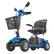Alt View 5. VEVOR - Heavy-Duty 4 Wheel Mobility Scooter for Adults & Seniors - Folding Electric Powered Mobility Scooter, 12 Mile Long Range - Black;Blue.