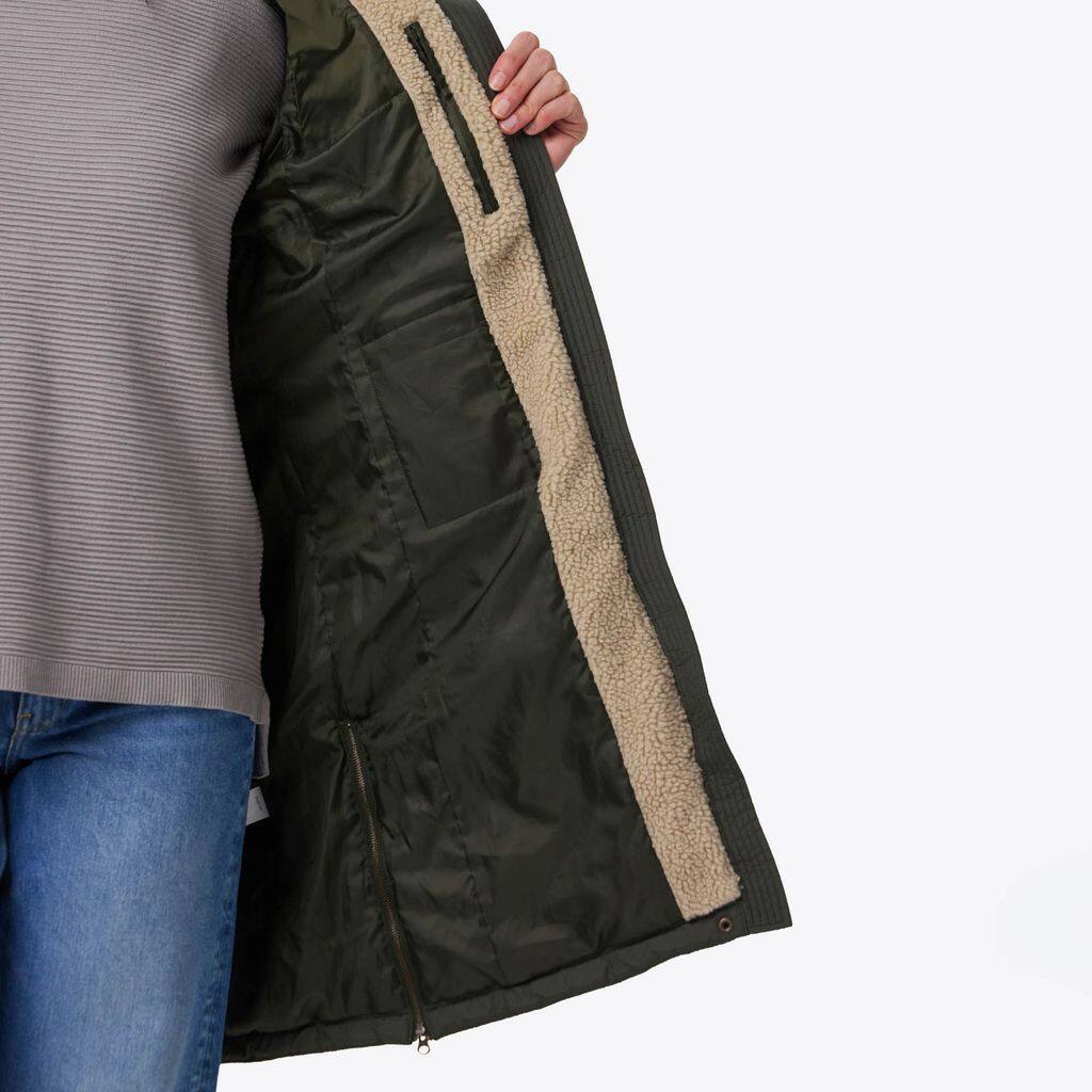 Alt View 4. Mobile Warming - Women's Carlyle Heated Jacket - Forest Green.